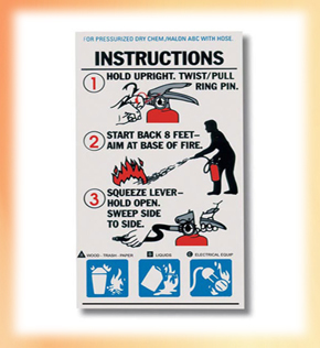 Fire Safety Signage Name Plate