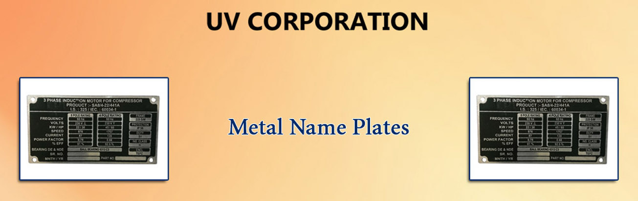 Metal Name Plates